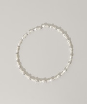 パールメタルビーズネックカフ