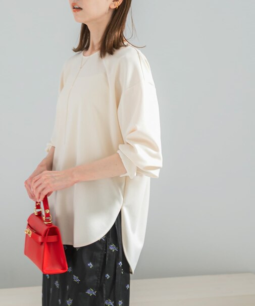 ストレッチジョーゼットプルオーバー