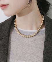 メタルボールマンテルネックレス