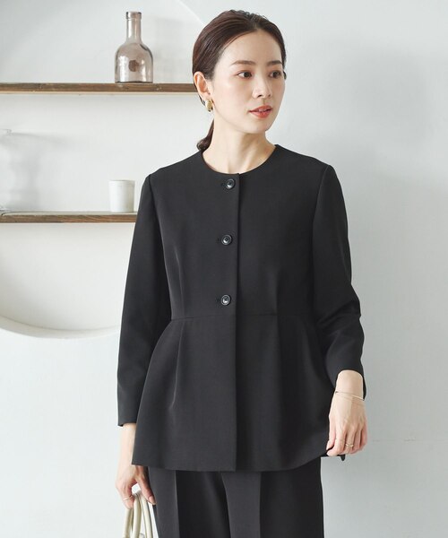 ノーカラーペプラムジャケット｜アーバンリサーチの通販｜&mall