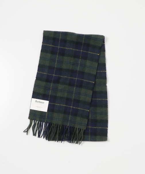 Barbour　tartan lambswool scarf