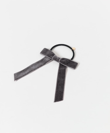 ベロアリボンヘアゴム(KIDS)