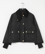 Barbour cropped beadnell wax jacket