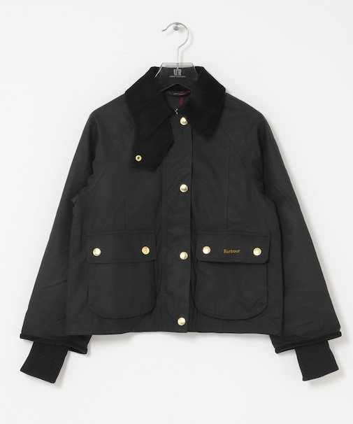 Barbour cropped beadnell wax jacket
