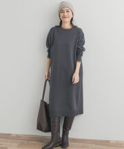 バイカラーKNITワンピース