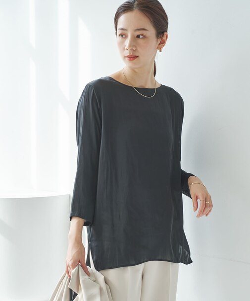 ヴィンテージサテンブラウス