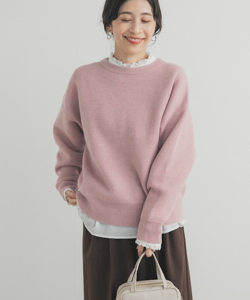 針抜きダブルフェイスニット｜アーバンリサーチの通販｜&mall（アンド