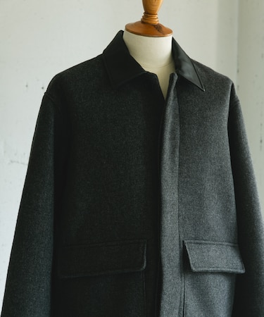 ウールブレンドカバーオール