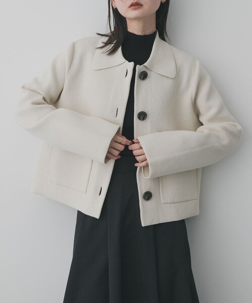 【びーちゃん】ボタンジャケット ビックボタンニットジャケット｜アーバンリサーチの通販｜&mall