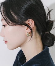 メタルボリュームピアス