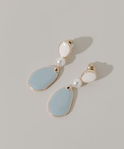 カラープレートピアス