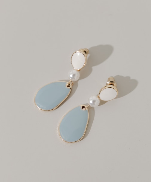 カラープレートピアス