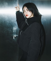 ビッグカラーショートパフジャケット