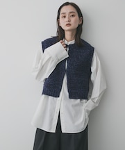 『洗濯可』ミックスカラーローゲージベスト