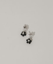 フラワービーズピアス