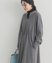 ドロストリボンフレアワンピース