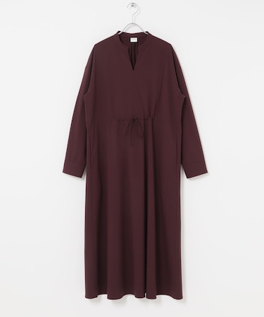 ドロストリボンフレアワンピース