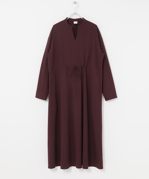 ドロストリボンフレアワンピース