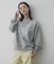 レースルーズスウェット