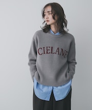 『洗濯可』ジャガードロゴニット