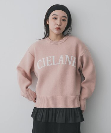 『洗濯可』ジャガードロゴニット