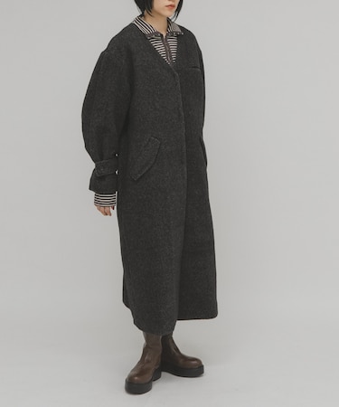 テディボアロングコート