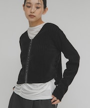 モールジャガードカーディガン