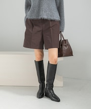 タックデザインショートパンツ