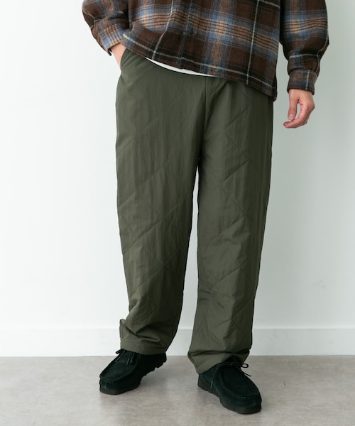 キルティング中綿イージーパンツ｜アーバンリサーチの通販｜&mall