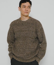 ミックスカラーニットプルオーバー