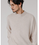 MIX MOULINE CREW-NECK KNIT