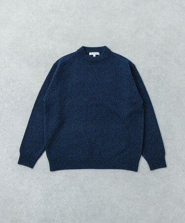 MIX MOULINE CREW-NECK KNIT
