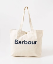 Barbour logo tote bag
