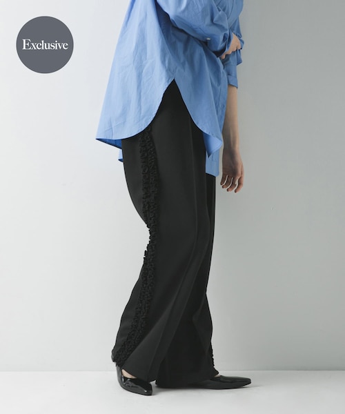 別注』crinkle crinkle crinkle×URBAN RESEARCH FRILL TRACK PANTS