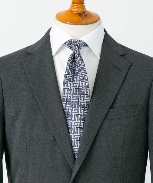 LIFE STYLE TAILOR　26SS国内タイ幾何学1