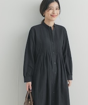 ピーチタッチピンタックワンピース