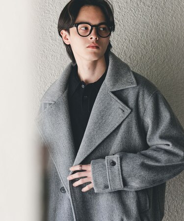 シャギーダブルスタンドブルゾン