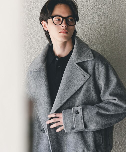 シャギーダブルスタンドブルゾン