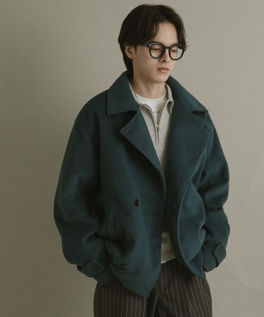 シャギーダブルスタンドブルゾン