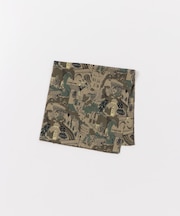 LIFE STYLE TAILOR　タウンモチーフ柄コットンハンカチ