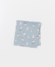 LIFE STYLE TAILOR　アニマルモチーフ柄コットンハンカチ