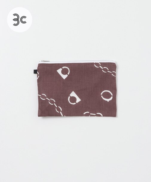 『別注』山崎菜穂子×URBAN RESEARCH　ポーチ　ブラウン