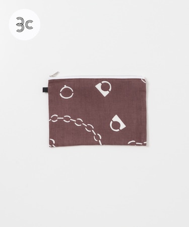 『別注』山崎菜穂子×URBAN RESEARCH　ポーチ　ブラウン