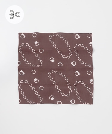 『別注』山崎菜穂子×URBAN RESEARCH　バンダナ　ブラウン