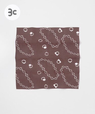 『別注』山崎菜穂子×URBAN RESEARCH　バンダナ　ブラウン