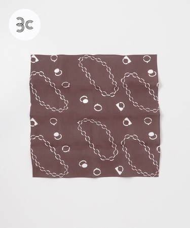 『別注』山崎菜穂子×URBAN RESEARCH　バンダナ　ブラウン