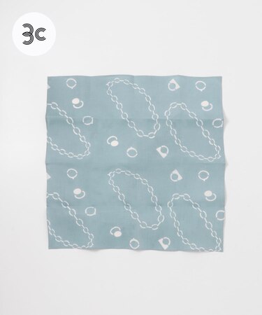 『別注』山崎菜穂子×URBAN RESEARCH　バンダナ　ブルー