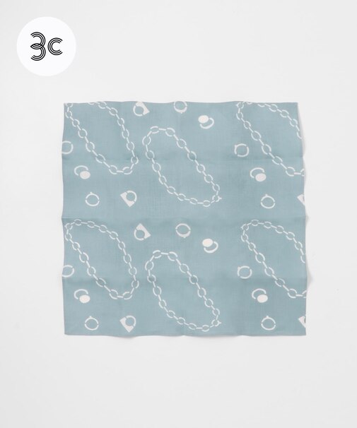 『別注』山崎菜穂子×URBAN RESEARCH　バンダナ　ブルー