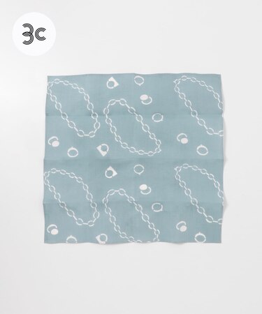 『別注』山崎菜穂子×URBAN RESEARCH　バンダナ　ブルー