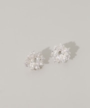 スパークルビジューパールピアス